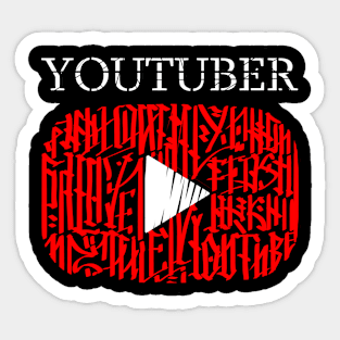 Youtuber Sticker